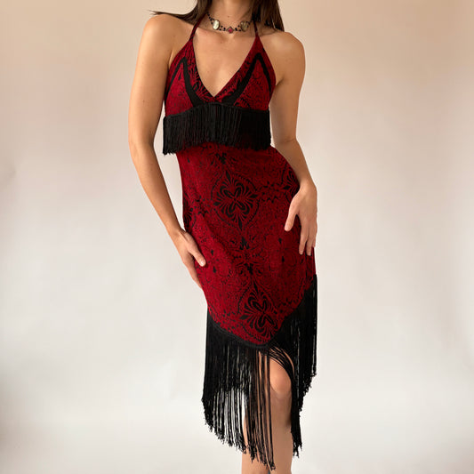 90s Fringe Dress (S)