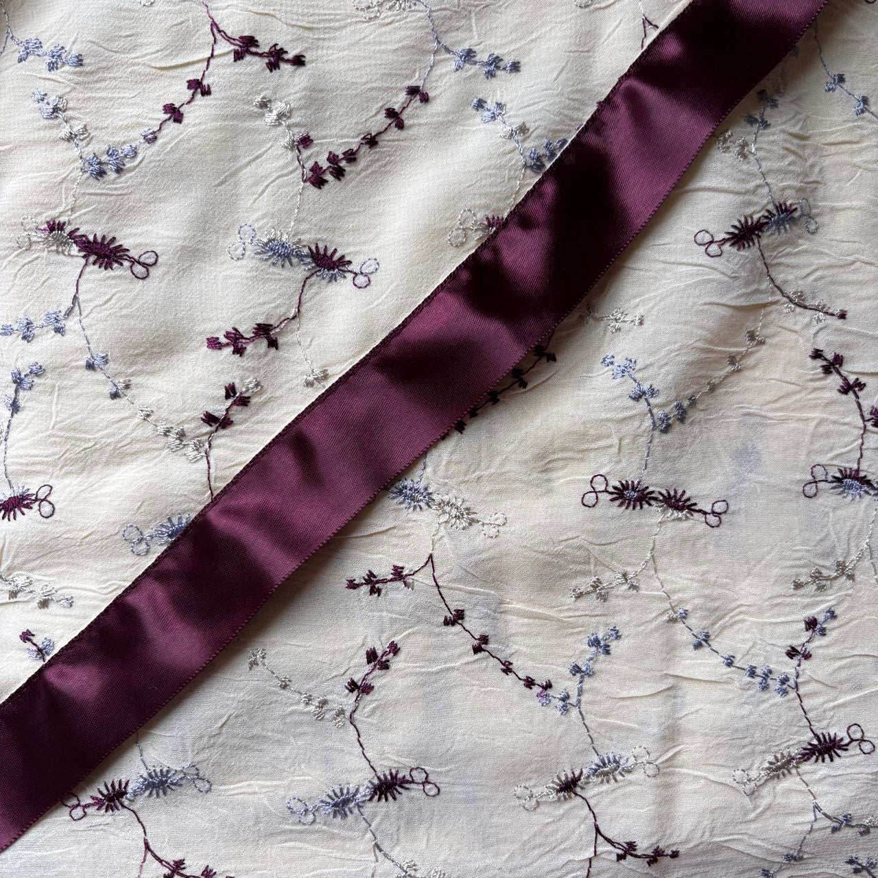 Y2K Strapless Ribbon Top (M)