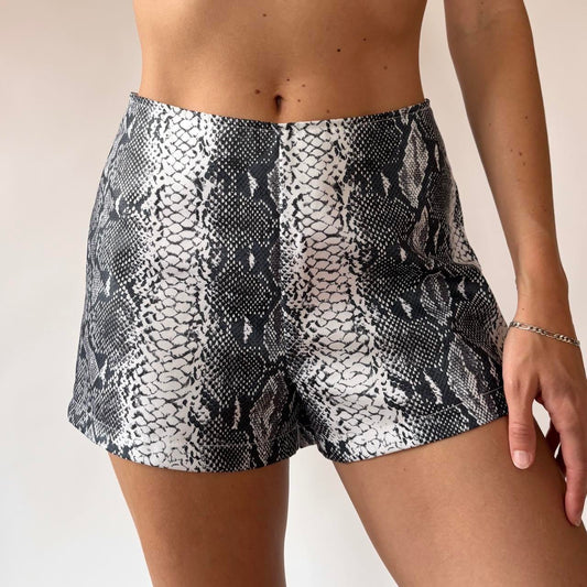 90s Snakeskin Hot Shorts (S)