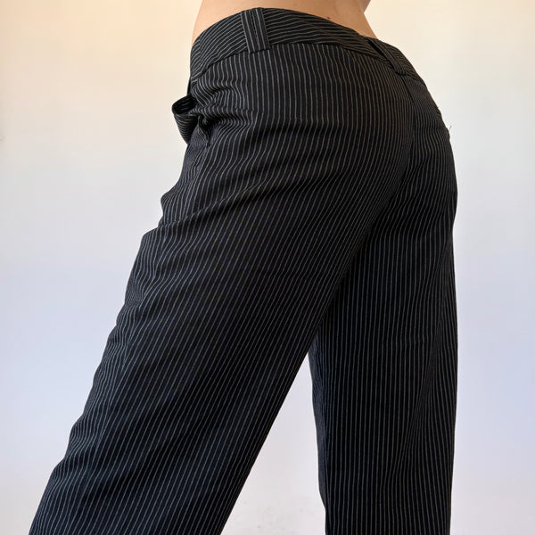 Y2K Pinstripe Capris (S)