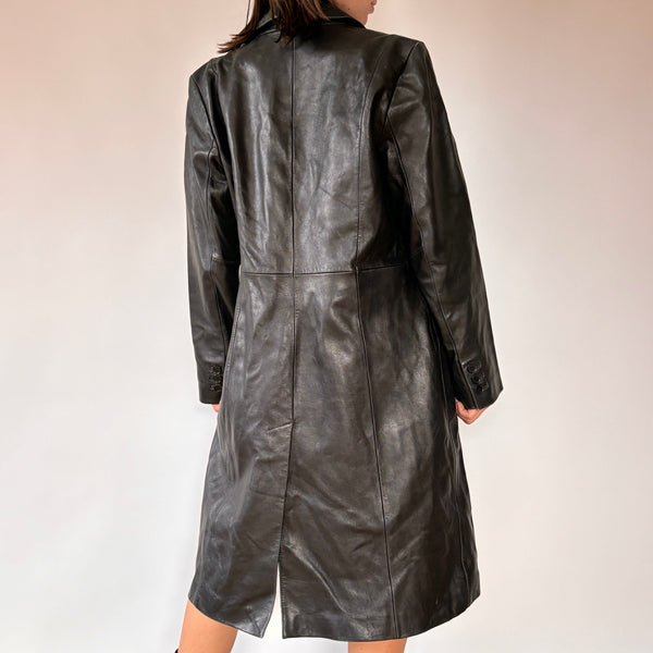 Genuine Leather Trench (L)