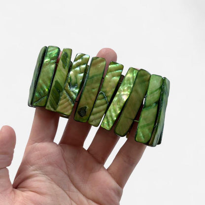 Green Mermaid Shell Bracelet