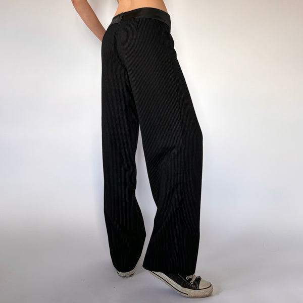 Bebe Pinstripe Trousers (S)