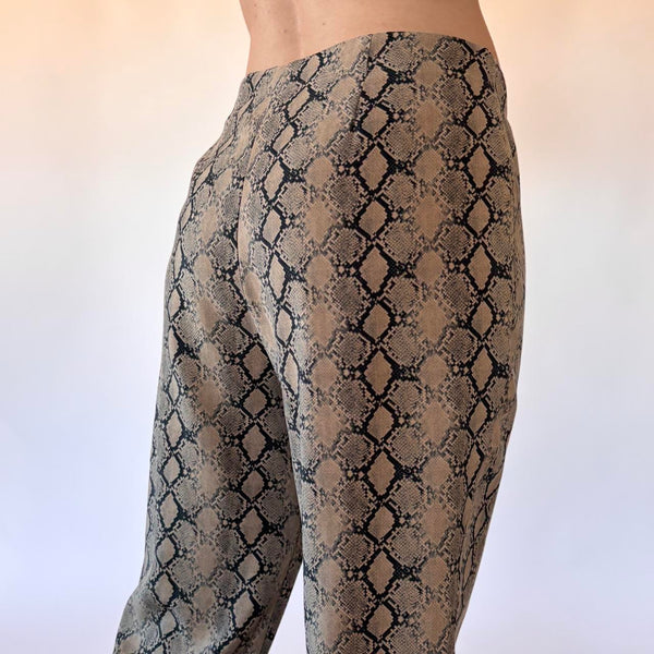 90s Snakeskin Trousers (M)