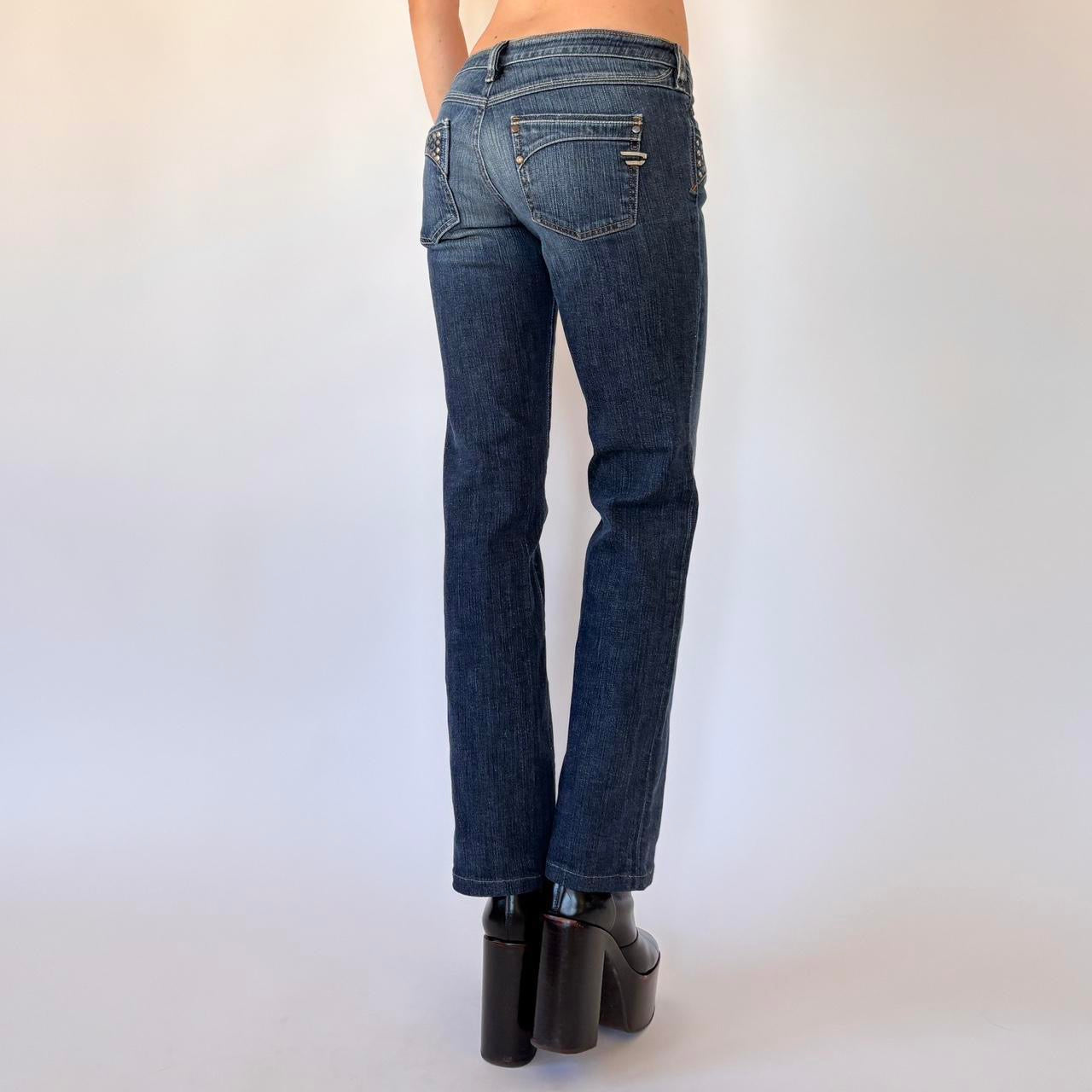 Diesel Studded Low Rise Jeans (S)