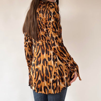 Y2K Alberto Makali Leopard Tunic (S/M)