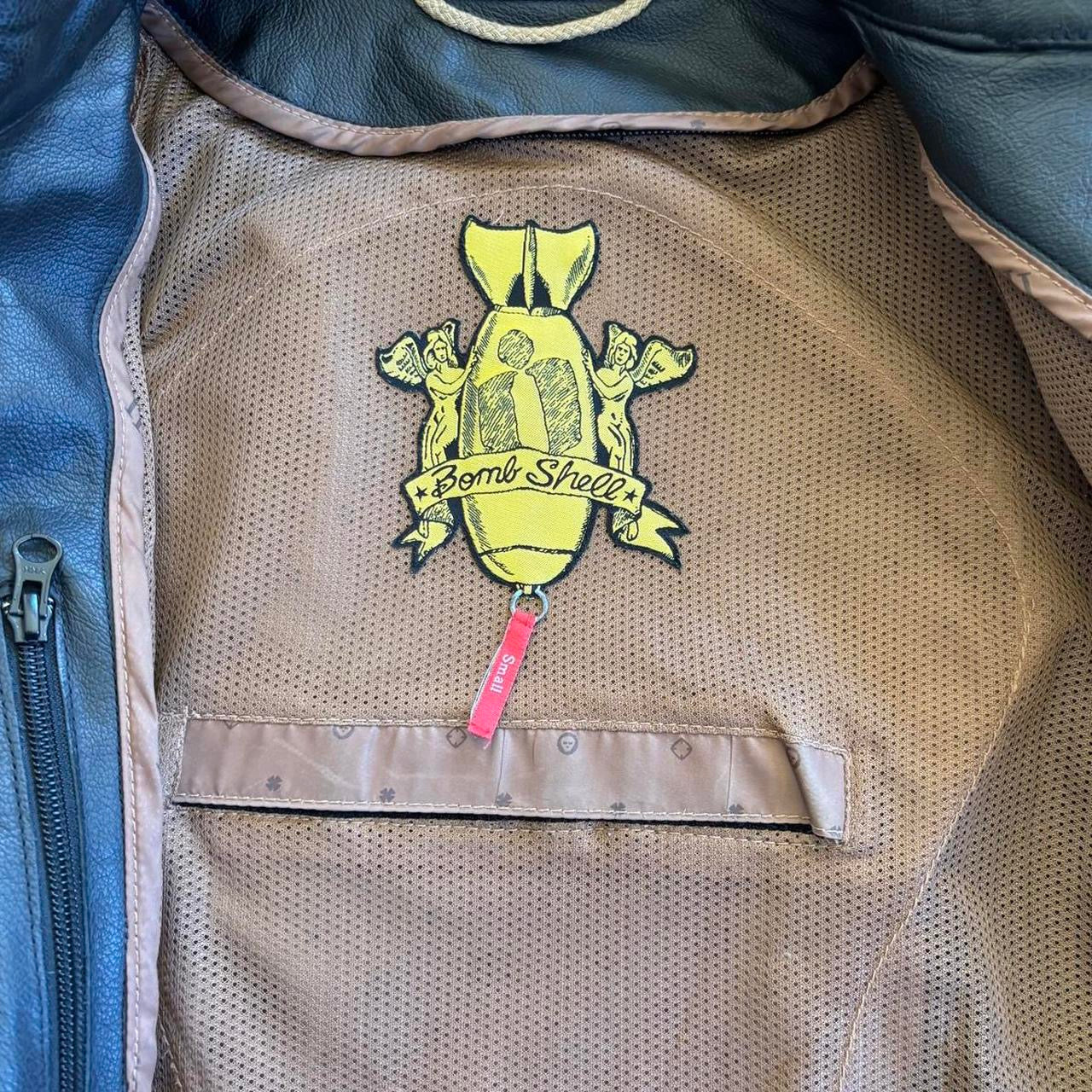 90s Bombshell Leather Moto Jacket (S)