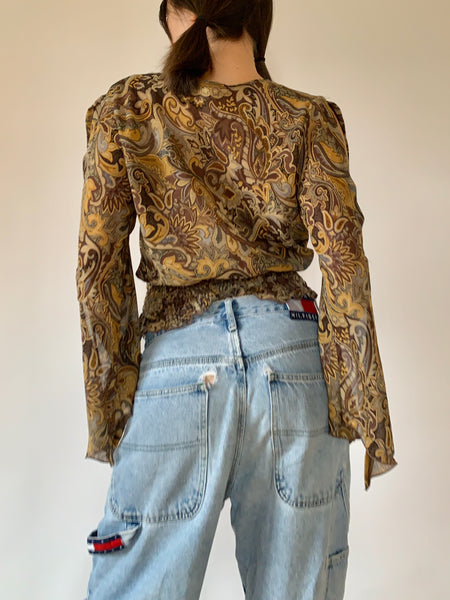 Vintage Boho Fairy Blouse