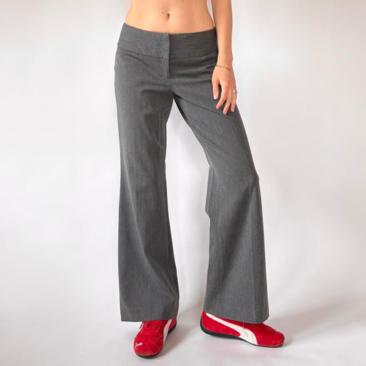 2000s Gray Office Flares (S)