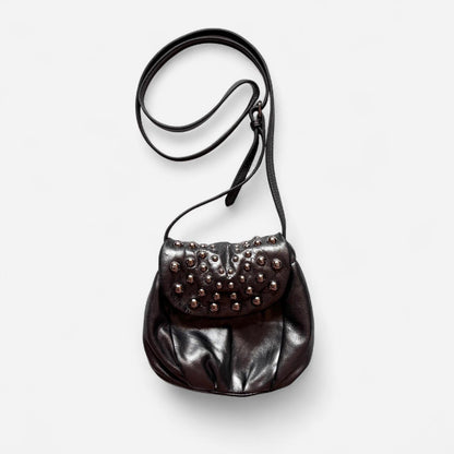 00s Studded Chrome Leather Mini Bag