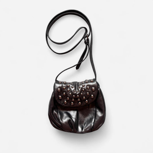 00s Studded Chrome Leather Mini Bag