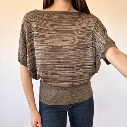 Y2K Slouchy Knit Top (M/L)