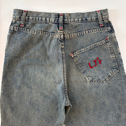 Y2K Denim Capris (S)