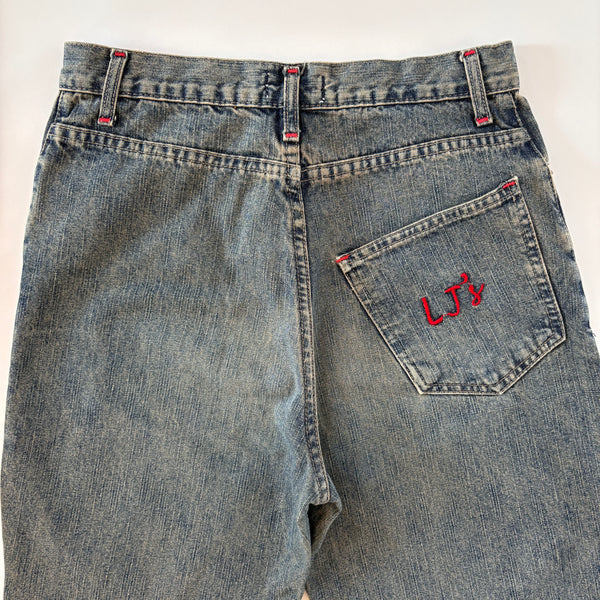 Y2K Denim Capris (S)