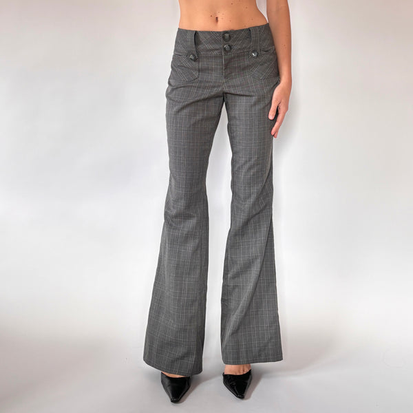 Y2K Spacegirlz Plaid Flares (S/M)