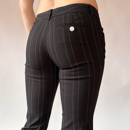 2000s Low Rise Pinstripe Pants (XXS)