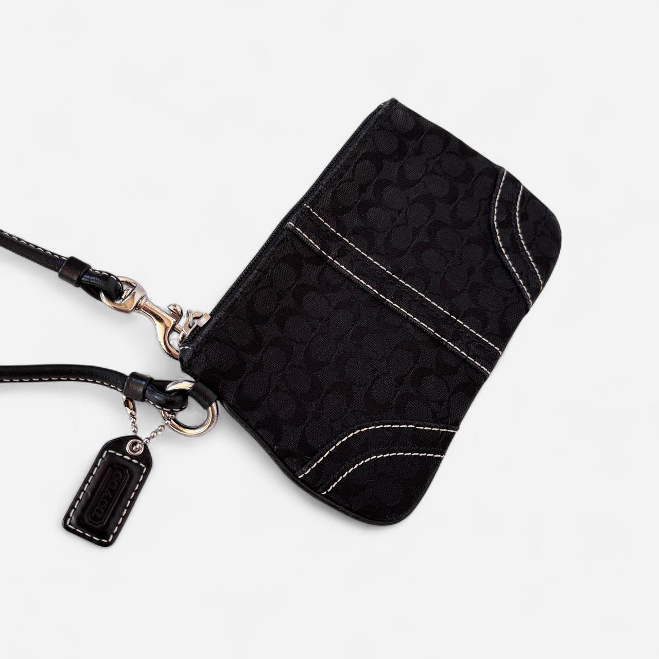 Coach Monogram Wristlet