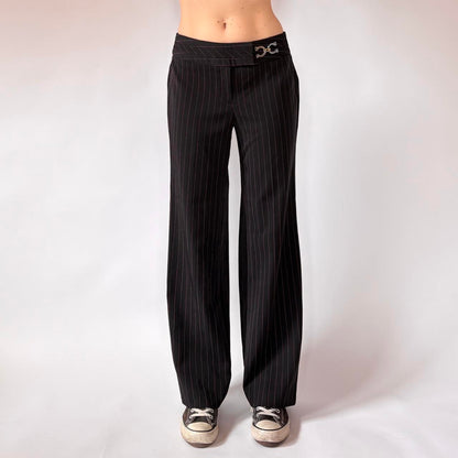 90s Pinstripe Trousers (XS/S)
