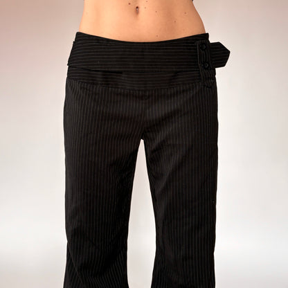 2000s Pinstripe Trousers (S)