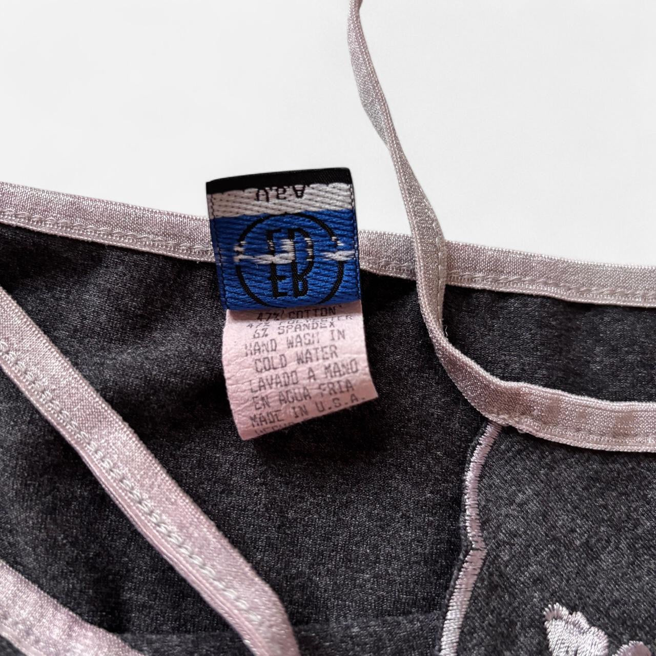 90s Butterfly Embroidered Cami Top (S)