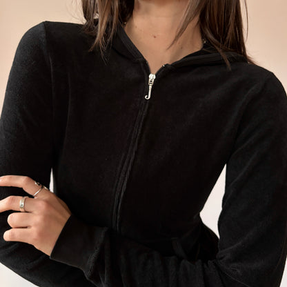 Juicy Couture Noir Hoodie (S/M)