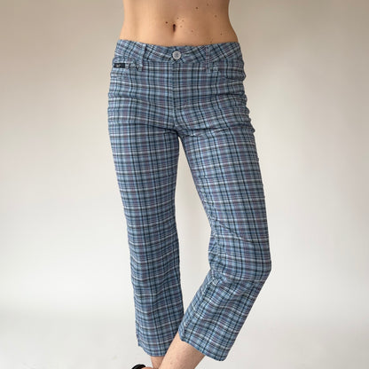2000s Plaid Capris (XS/S)