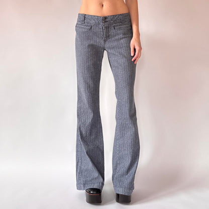 Y2K Low Rise Flare Jeans (L)