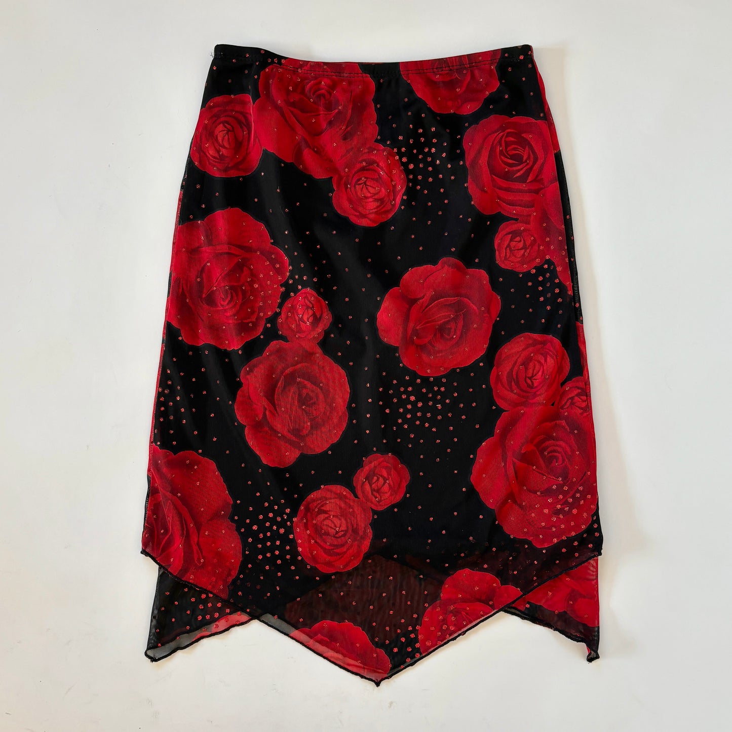 90s Mesh Rose Midi (XS)