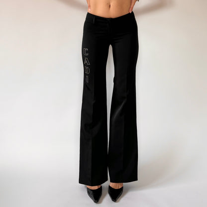Y2K Rhinestone Trousers (XXS)