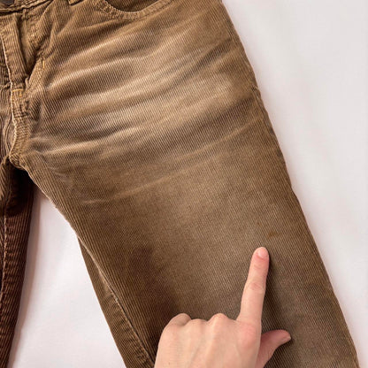 Y2K Abercrombie & Fitch Low Rise Corduroys (XS/S)