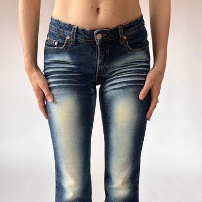 Y2K Airbrush Jeans (XS)