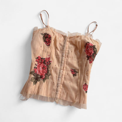 Y2K Charlotte Russe Corset Top (L)