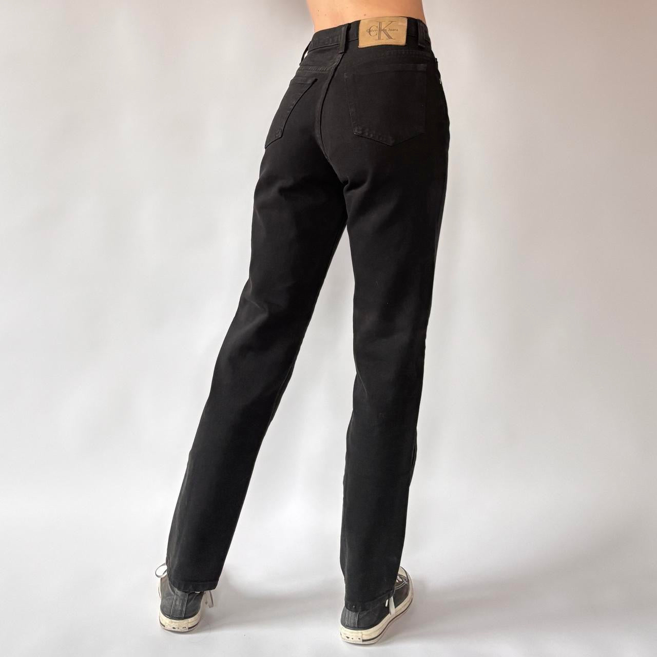 90s Black Calvin Klein Jeans (XS)