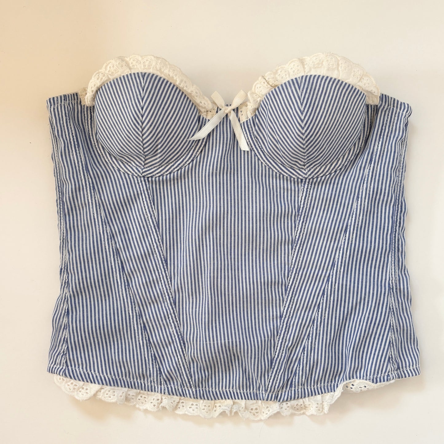 2000s Pinstripe Bustier (S)