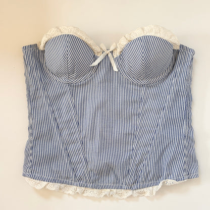 2000s Pinstripe Bustier (S)