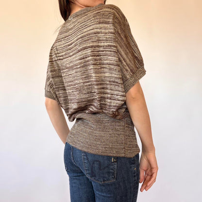 Y2K Slouchy Knit Top (M/L)