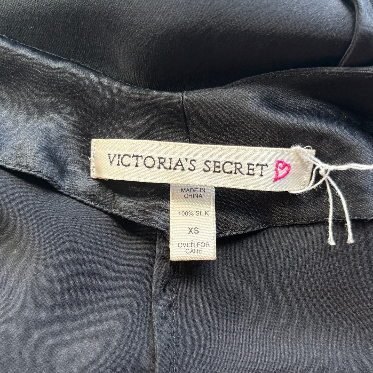 Victoria’s Secret 90s Noir Silk Mini Slip (XS)