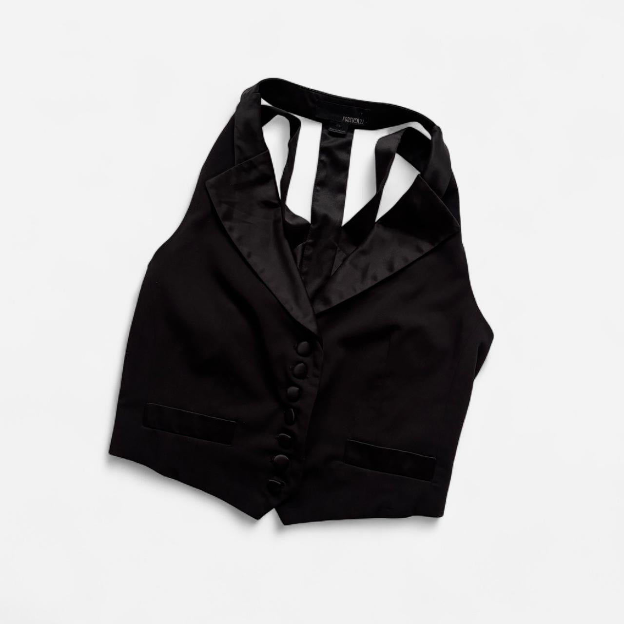 Indie Sleaze Open Back Suit Vest (S)