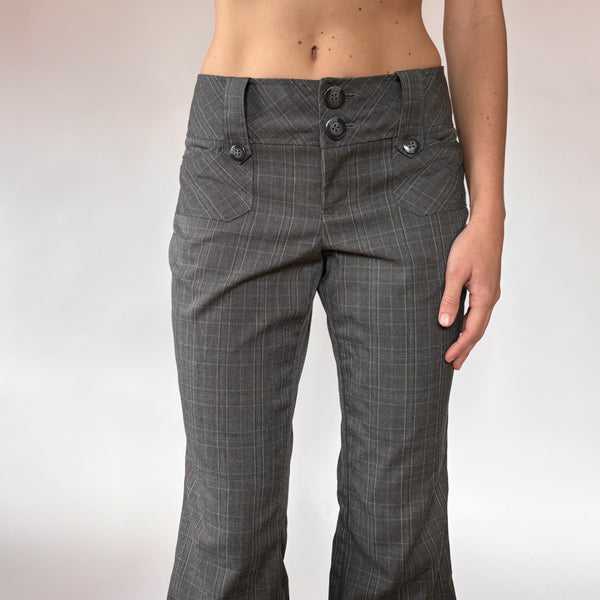 Y2K Spacegirlz Plaid Flares (S/M)