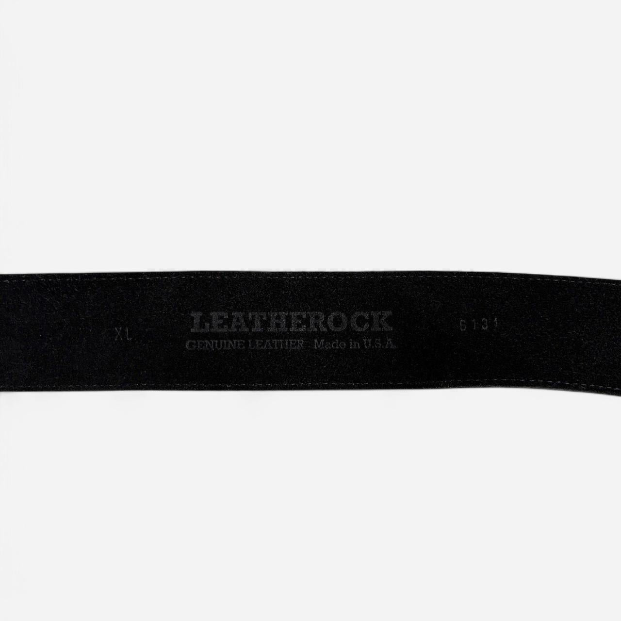 Vintage Leather O Ring Belt (L)