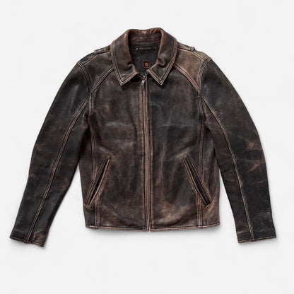 Wilson’s Distressed Genuine Leather Jacket (S/M)