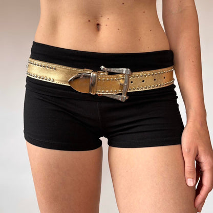 Vintage Gold Studded Belt