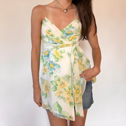 2006 Pure Silk Floral Top (XS)