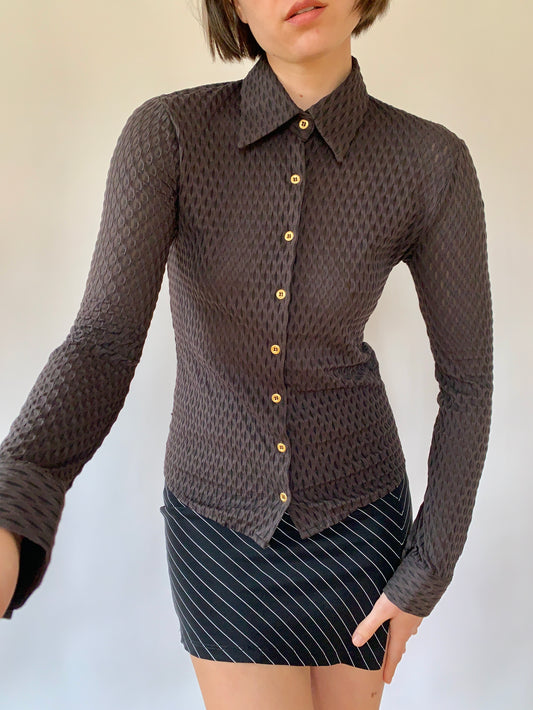 Italian Mesh Blouse - S/M