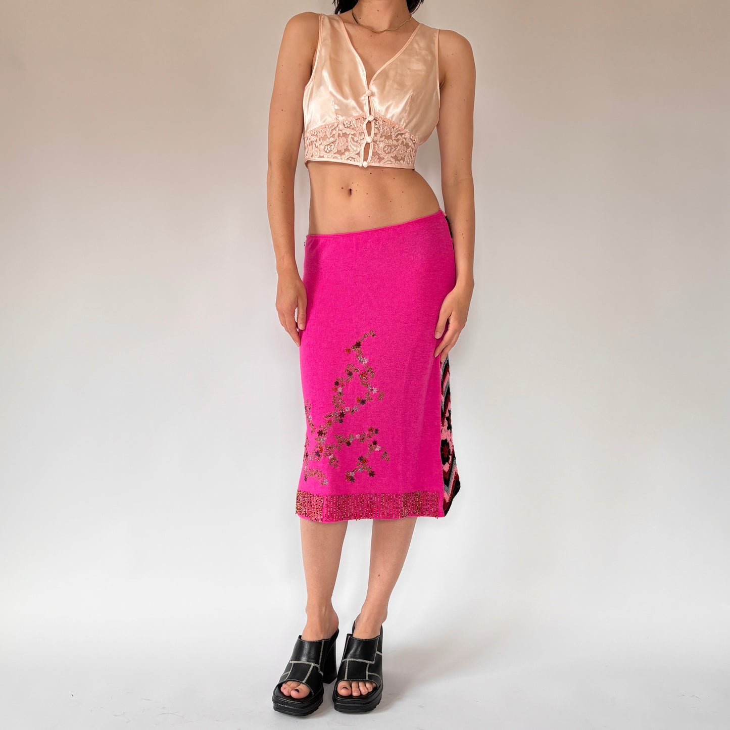 Custo Barcelona Knit Midi Skirt (S/M)