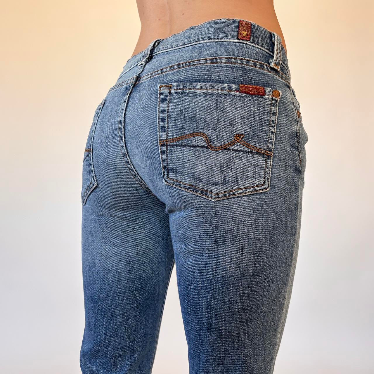 2000s Low Rise Seven Jeans (XS)