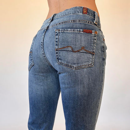 2000s Low Rise Seven Jeans (XS)