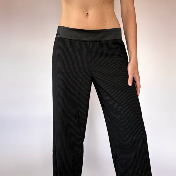 Bebe Pinstripe Trousers (S)