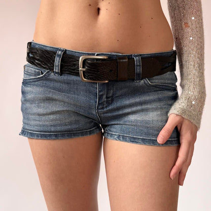 Black Genuine Leather Belt