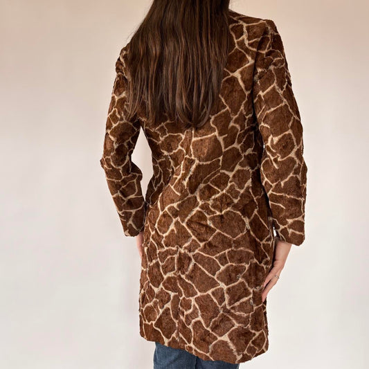Bergdorf Goodman Giraffe Coat (S)